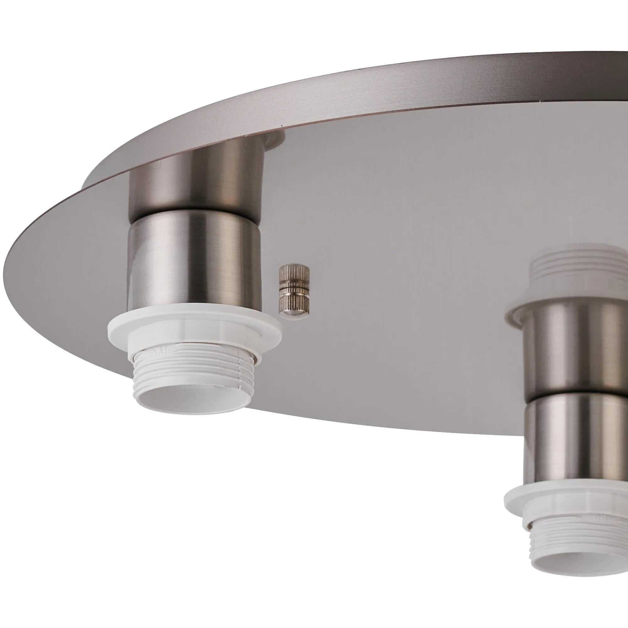 Deco - Carrie 40cm 3 Light Round E27 Universal Ceiling (FRAME ONLY), Suitable For A Vast Selection Of Shades - Luminosity Designs Ltd