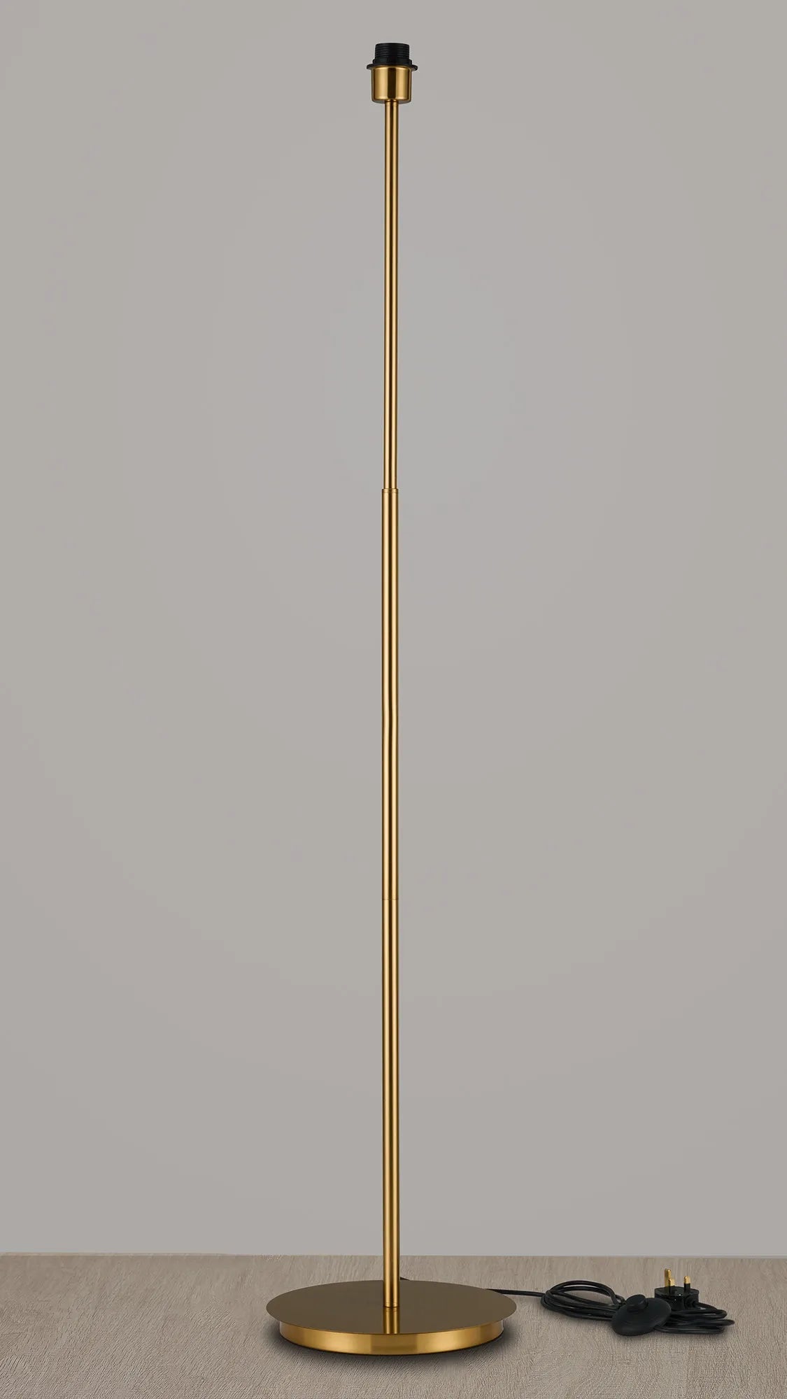 Deco - Carrie E27 Universal Floor Lamp, Suitable For A Vast Selection Of Shades - Luminosity Designs Ltd