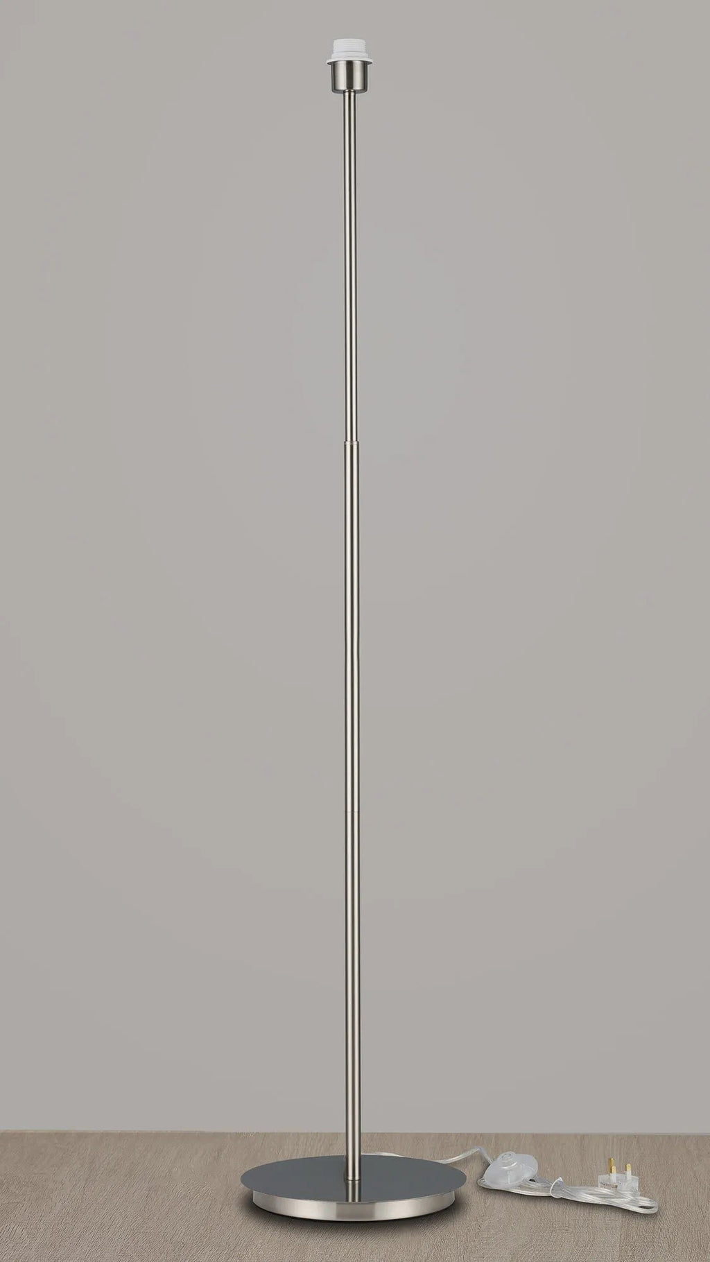 Deco - Carrie E27 Universal Floor Lamp, Suitable For A Vast Selection Of Shades - Luminosity Designs Ltd