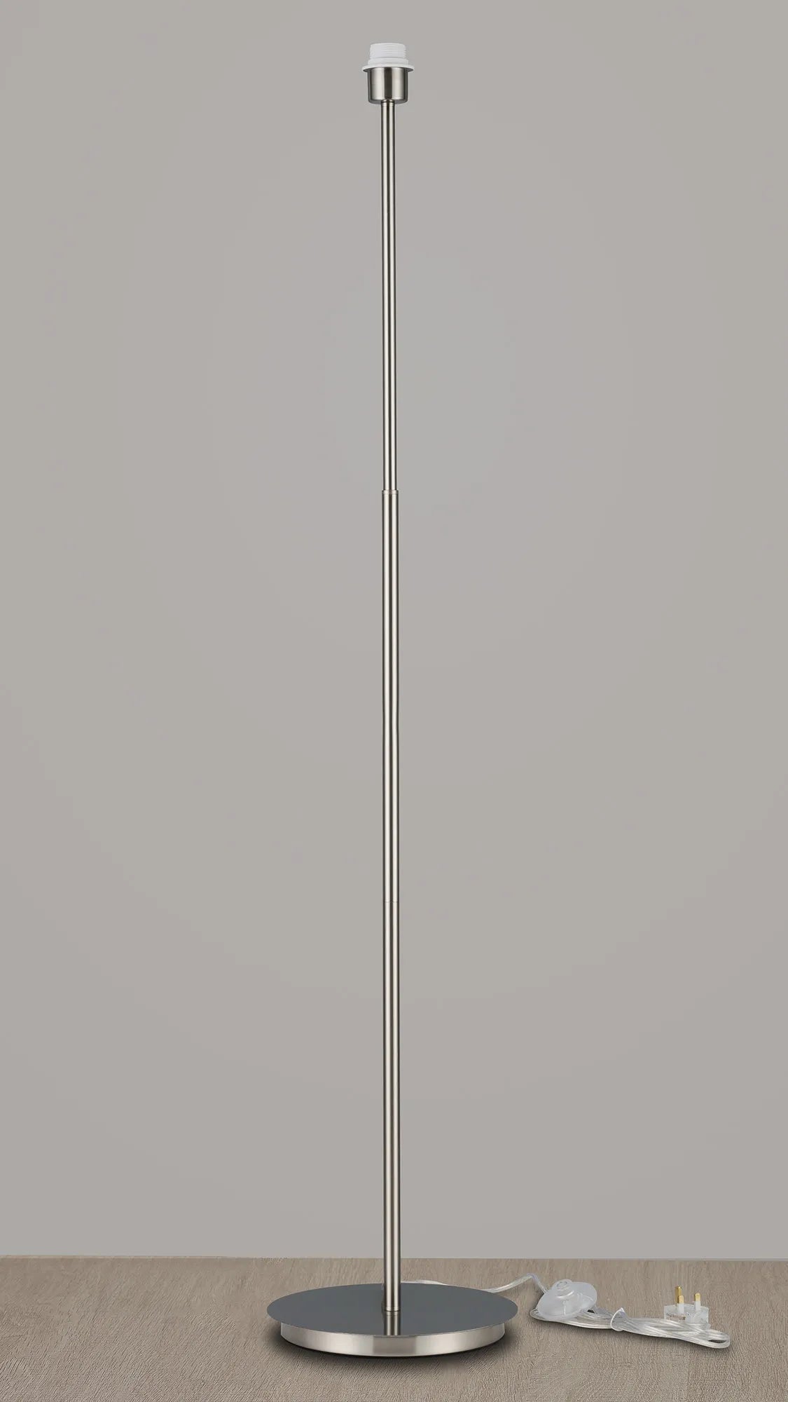 Deco - Carrie E27 Universal Floor Lamp, Suitable For A Vast Selection Of Shades - Luminosity Designs Ltd