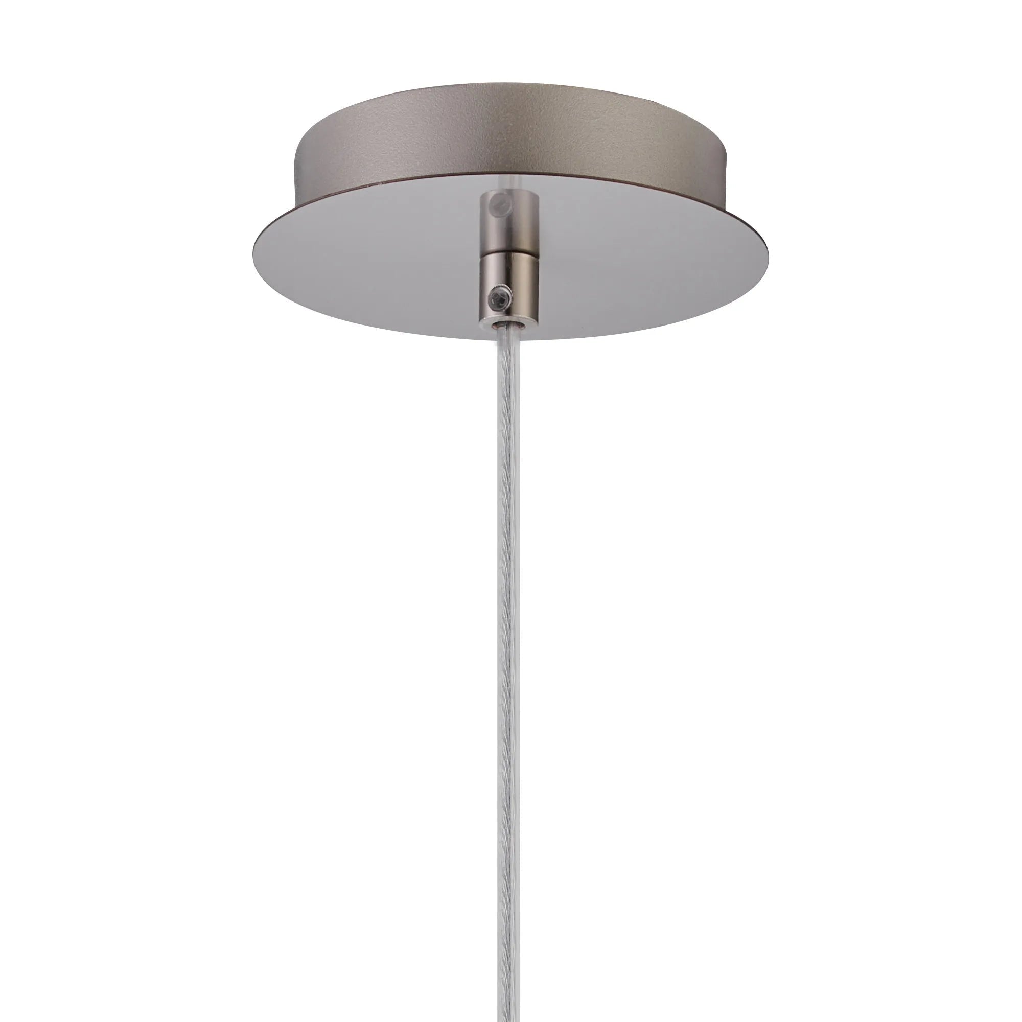 Deco - Carrie E27 Universal Single Pendant, Suitable For A Vast Selection Of Shades - Luminosity Designs Ltd
