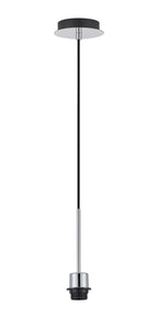 Deco - Carrie E27 Universal Single Pendant, Suitable For A Vast Selection Of Shades - Luminosity Designs Ltd