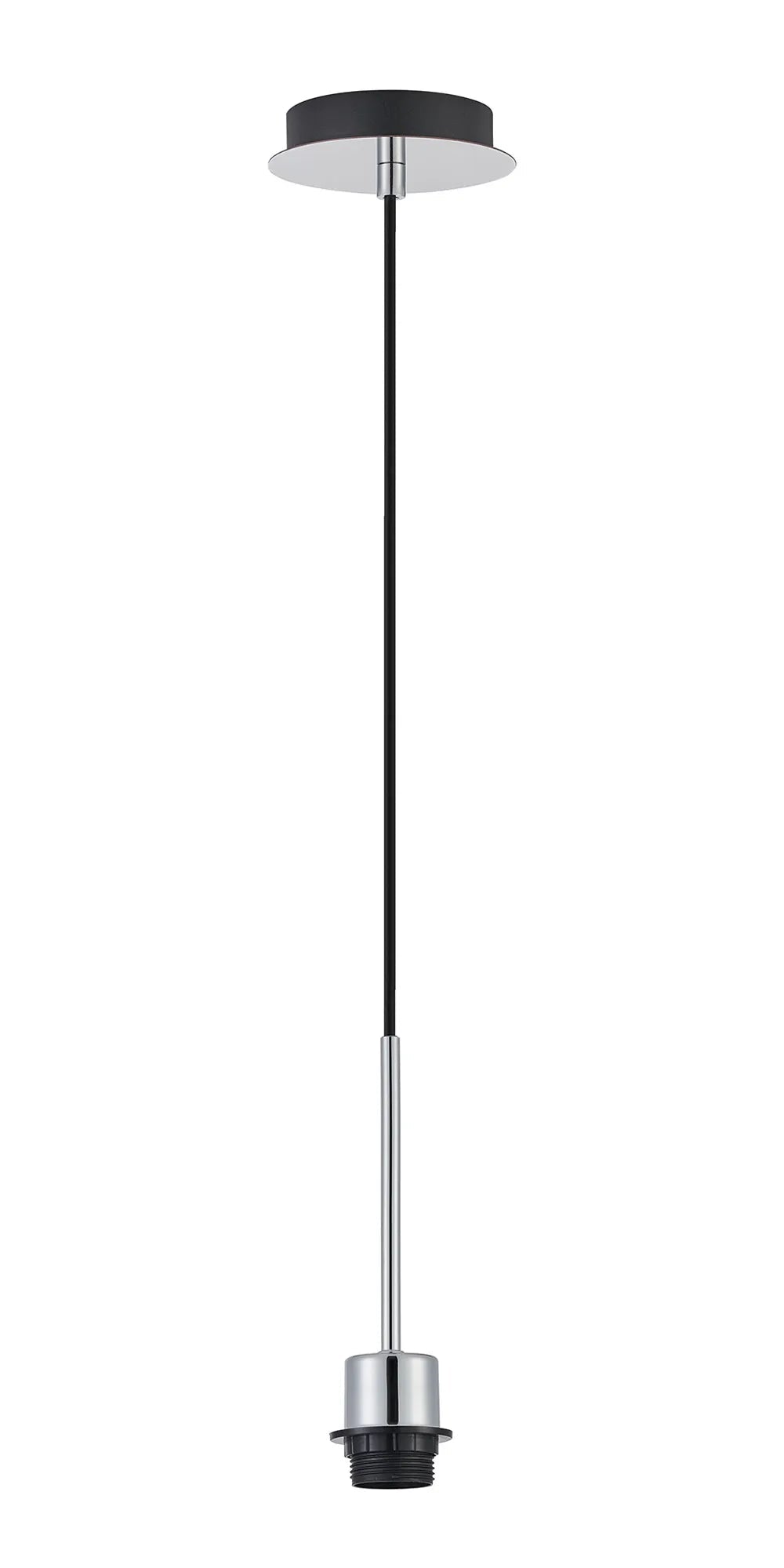 Deco - Carrie E27 Universal Single Pendant, Suitable For A Vast Selection Of Shades - Luminosity Designs Ltd