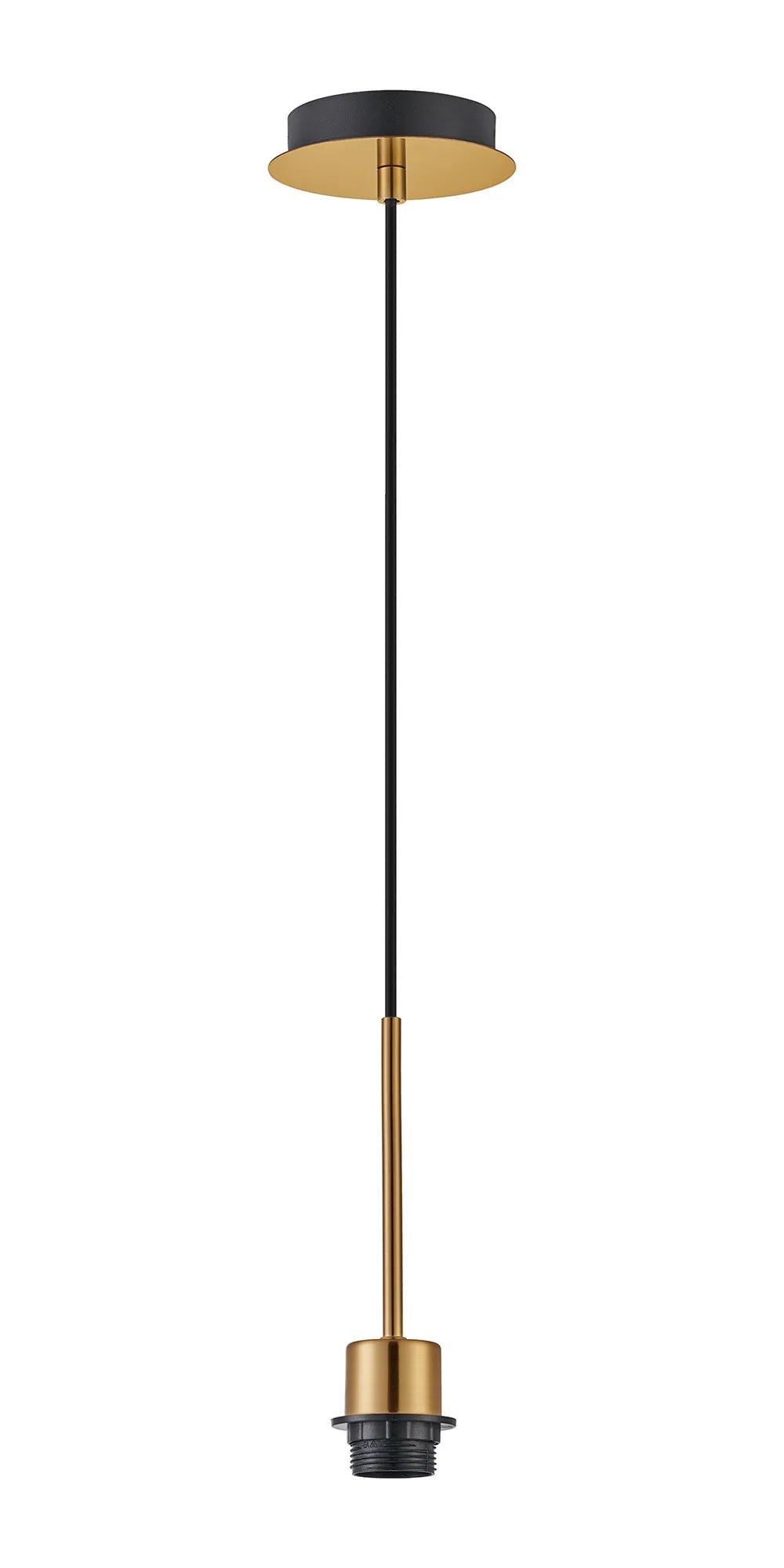 Deco - Carrie E27 Universal Single Pendant, Suitable For A Vast Selection Of Shades - Luminosity Designs Ltd