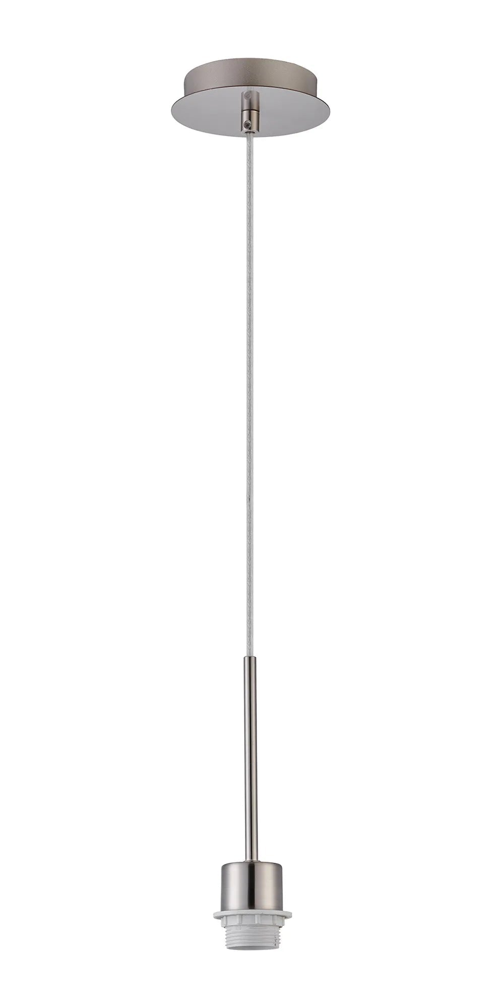 Deco - Carrie E27 Universal Single Pendant, Suitable For A Vast Selection Of Shades - Luminosity Designs Ltd