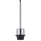 Deco - Carrie E27 Universal Single Pendant, Suitable For A Vast Selection Of Shades - Luminosity Designs Ltd
