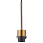 Deco - Carrie E27 Universal Single Pendant, Suitable For A Vast Selection Of Shades - Luminosity Designs Ltd