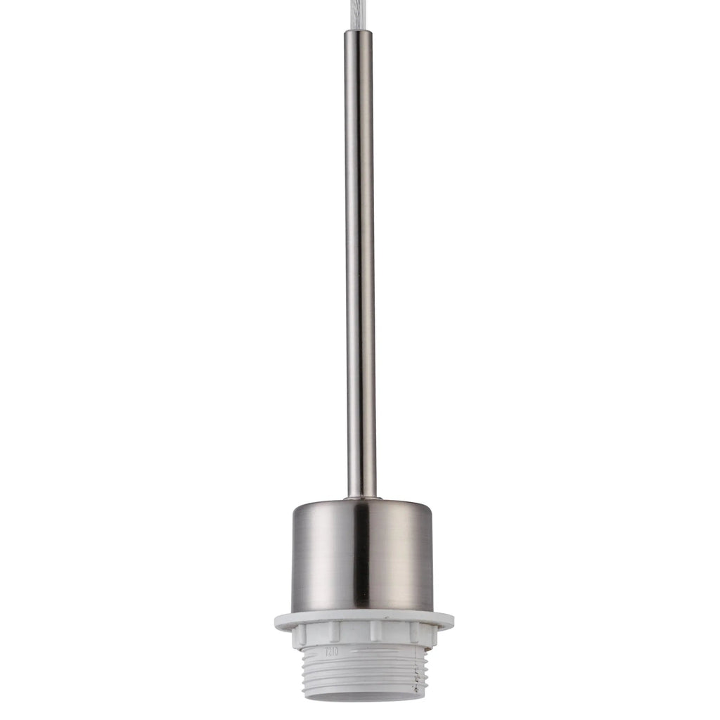 Deco - Carrie E27 Universal Single Pendant, Suitable For A Vast Selection Of Shades - Luminosity Designs Ltd