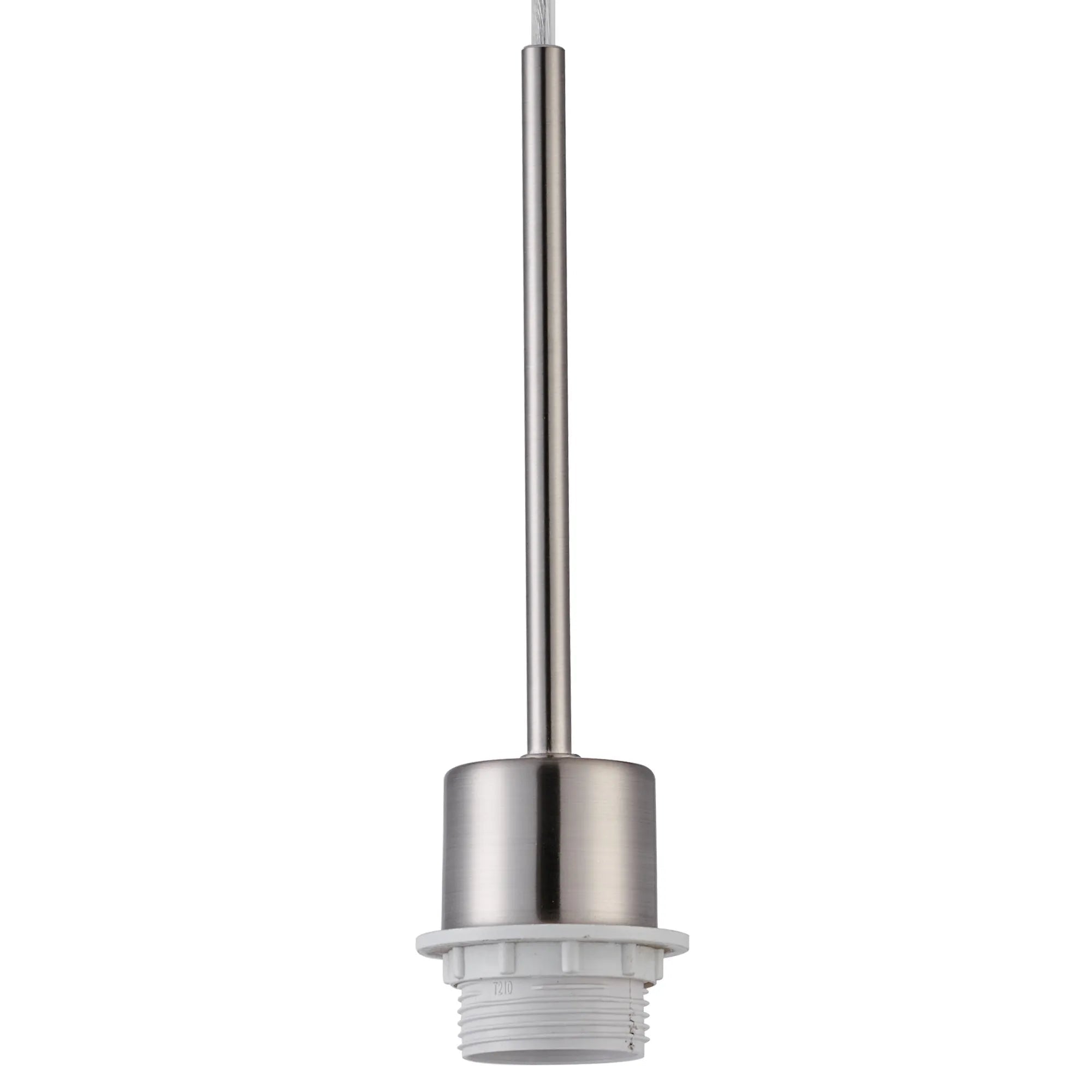 Deco - Carrie E27 Universal Single Pendant, Suitable For A Vast Selection Of Shades - Luminosity Designs Ltd
