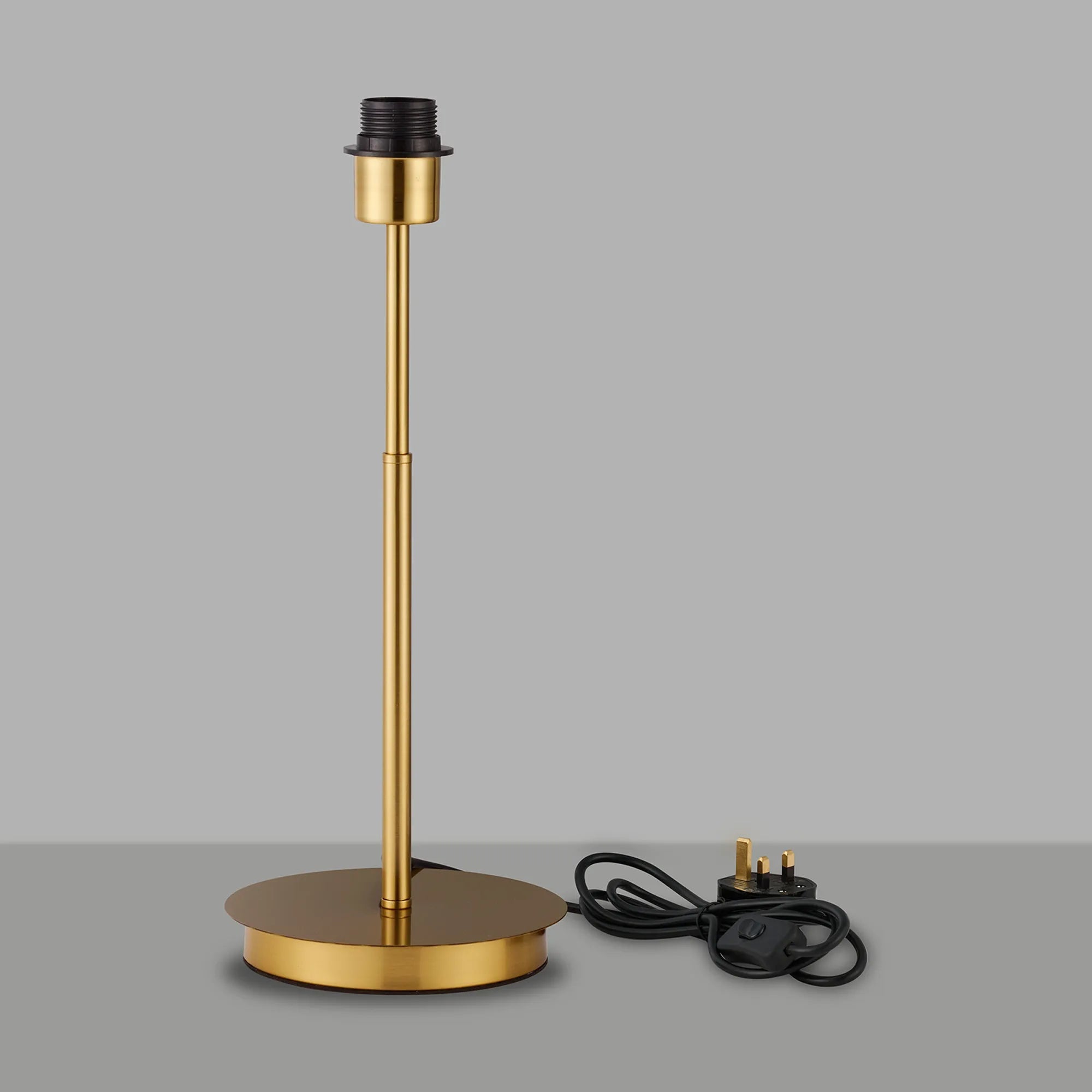 Deco - Carrie E27 Universal Table Lamp, Suitable For A Vast Selection Of Shades - Luminosity Designs Ltd
