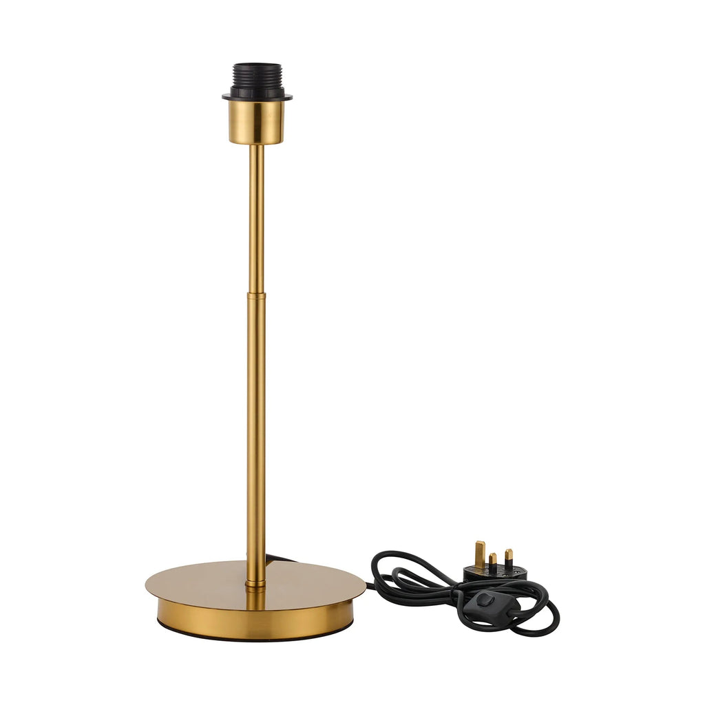 Deco - Carrie E27 Universal Table Lamp, Suitable For A Vast Selection Of Shades - Luminosity Designs Ltd
