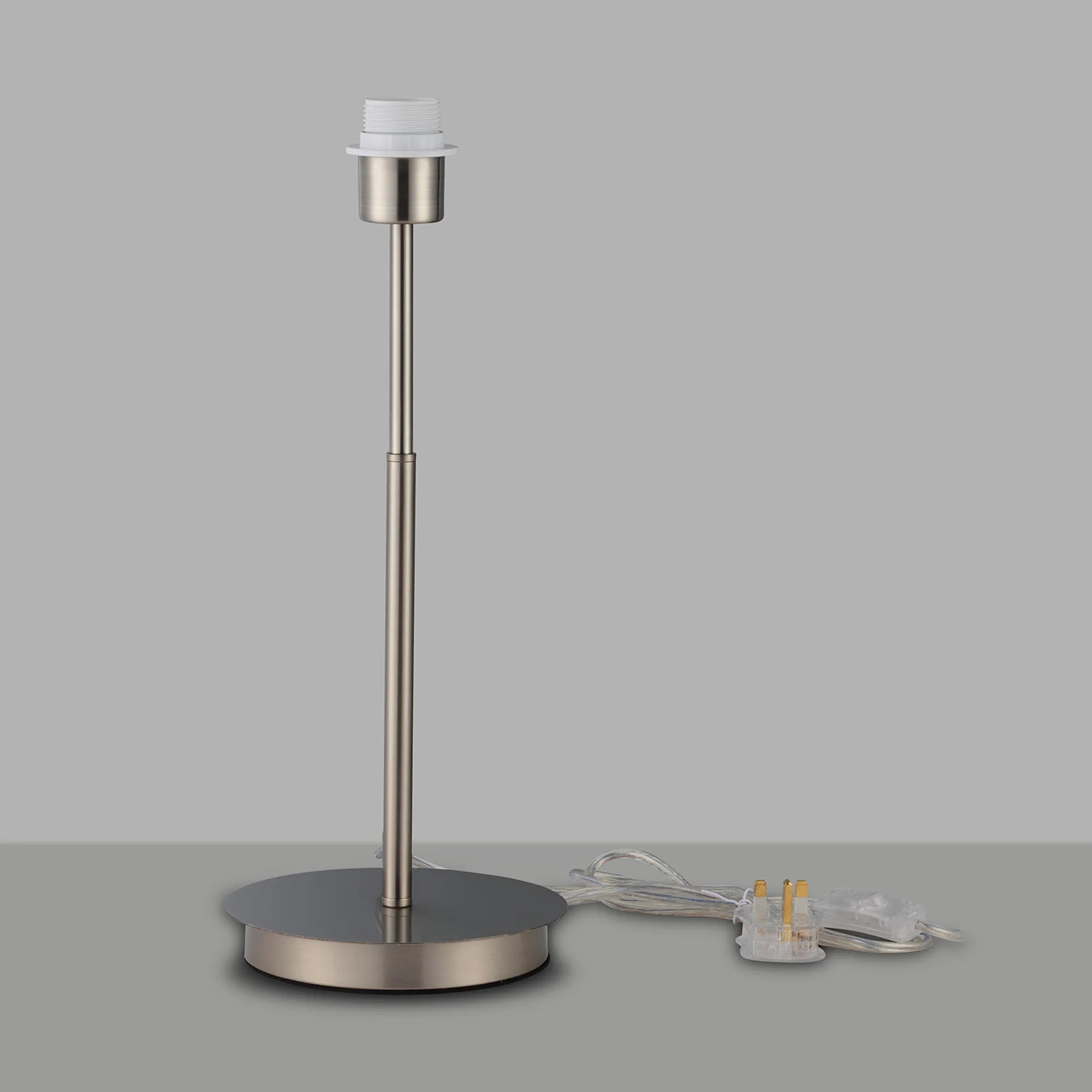 Deco - Carrie E27 Universal Table Lamp, Suitable For A Vast Selection Of Shades - Luminosity Designs Ltd