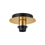 Carrie 1 Light E27 Universal Flush Ceiling Fitting, Suitable For A Vast Selection Of Shades