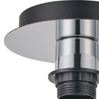 Carrie 1 Light E27 Universal Flush Ceiling Fitting, Suitable For A Vast Selection Of Shades
