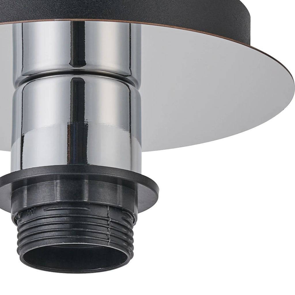 Carrie 1 Light E27 Universal Flush Ceiling Fitting, Suitable For A Vast Selection Of Shades