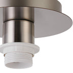 Carrie 1 Light E27 Universal Flush Ceiling Fitting, Suitable For A Vast Selection Of Shades