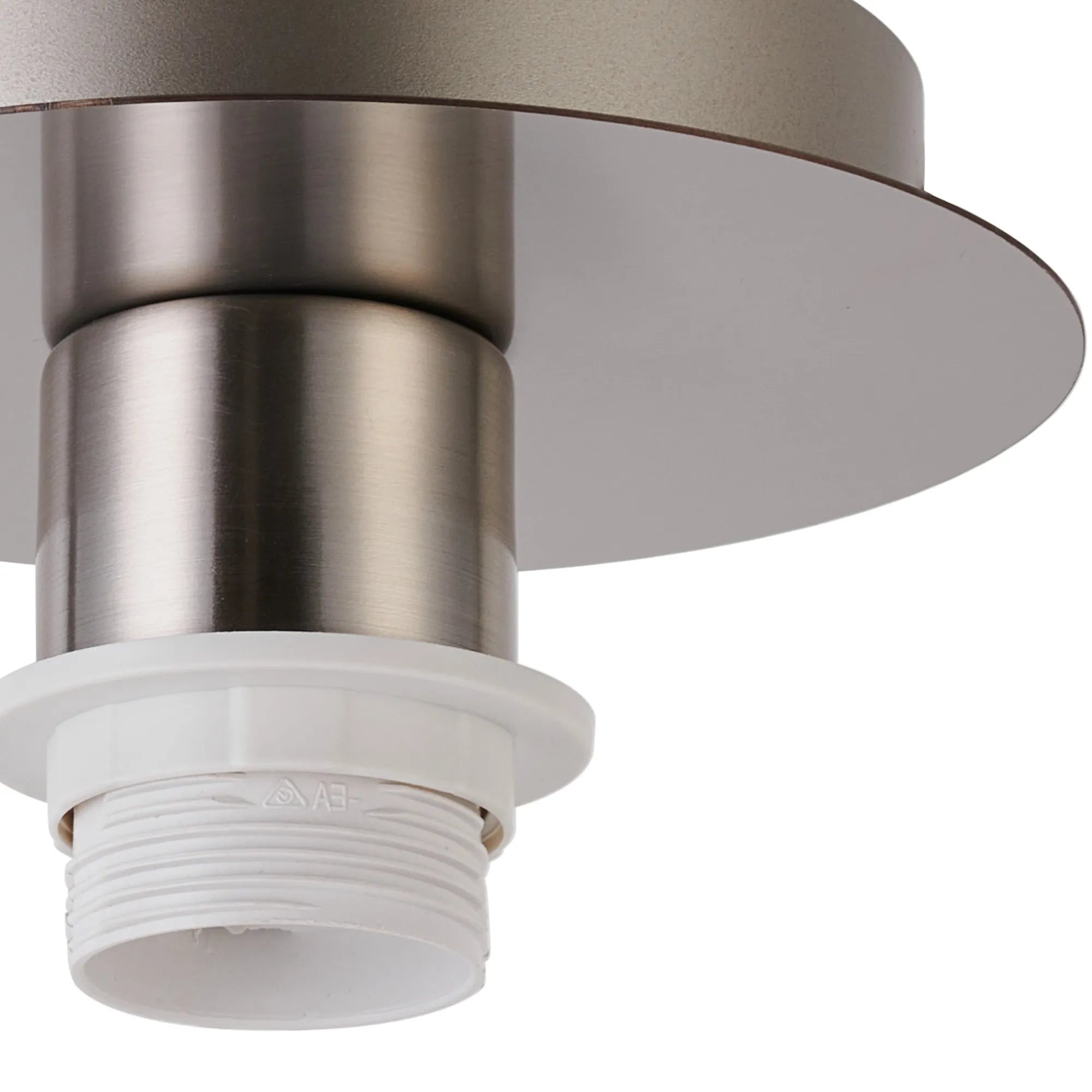 Carrie 1 Light E27 Universal Flush Ceiling Fitting, Suitable For A Vast Selection Of Shades
