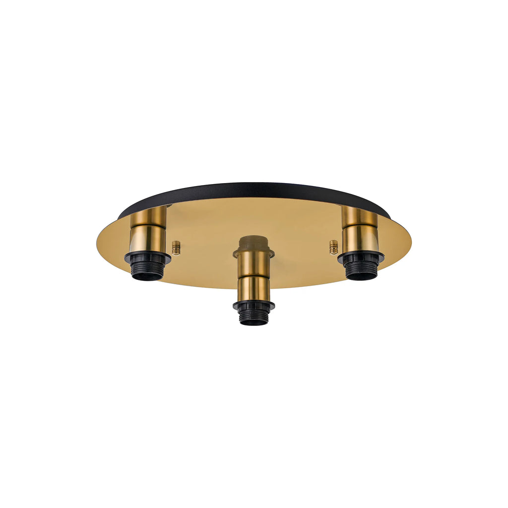 Carrie 40cm 3 Light Round E27 Universal Ceiling (FRAME ONLY), Suitable For A Vast Selection Of Shades
