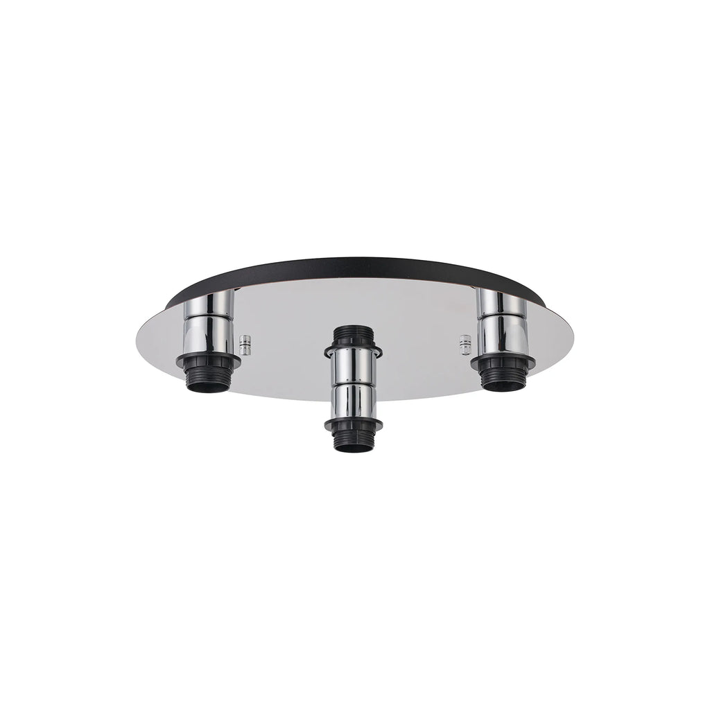 Carrie 40cm 3 Light Round E27 Universal Ceiling (FRAME ONLY), Suitable For A Vast Selection Of Shades