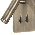 Mantra - Cayman Square Wall Readling Light - Luminosity Designs Ltd