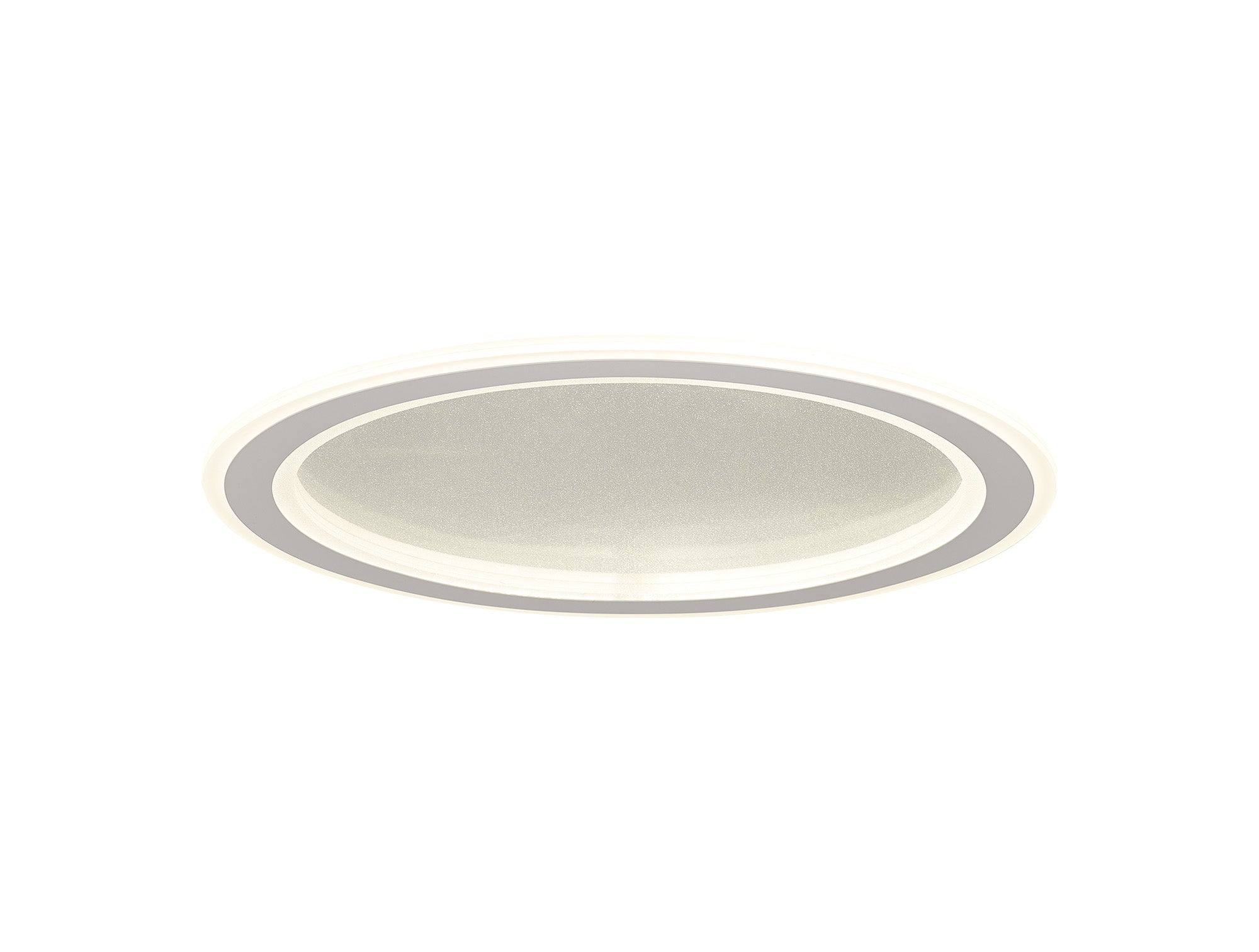 Luminosity Designs Ltd - Celeste 47cm Pendant/Flush Ceiling, 1 x 40W LED, Remote Control Tuneable White 3000K - 6000K, CCT Switchable, 2300lm, White/Grey, 3yrs Warranty - Luminosity Designs Ltd