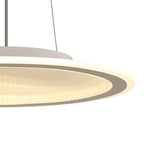 Luminosity Designs Ltd - Celeste 47cm Pendant/Flush Ceiling, 1 x 40W LED, Remote Control Tuneable White 3000K - 6000K, CCT Switchable, 2300lm, White/Grey, 3yrs Warranty - Luminosity Designs Ltd
