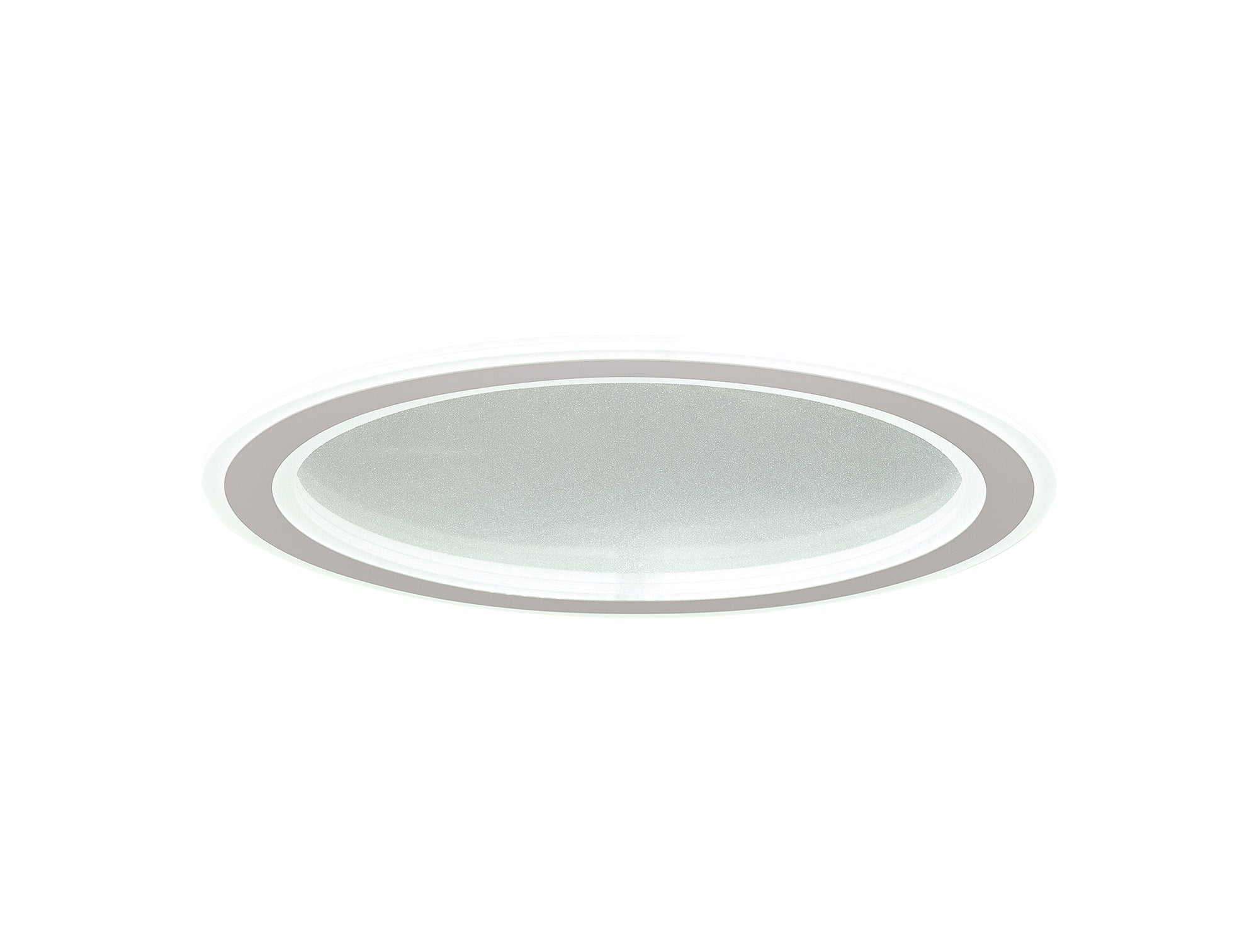 Luminosity Designs Ltd - Celeste 47cm Pendant/Flush Ceiling, 1 x 40W LED, Remote Control Tuneable White 3000K - 6000K, CCT Switchable, 2300lm, White/Grey, 3yrs Warranty - Luminosity Designs Ltd