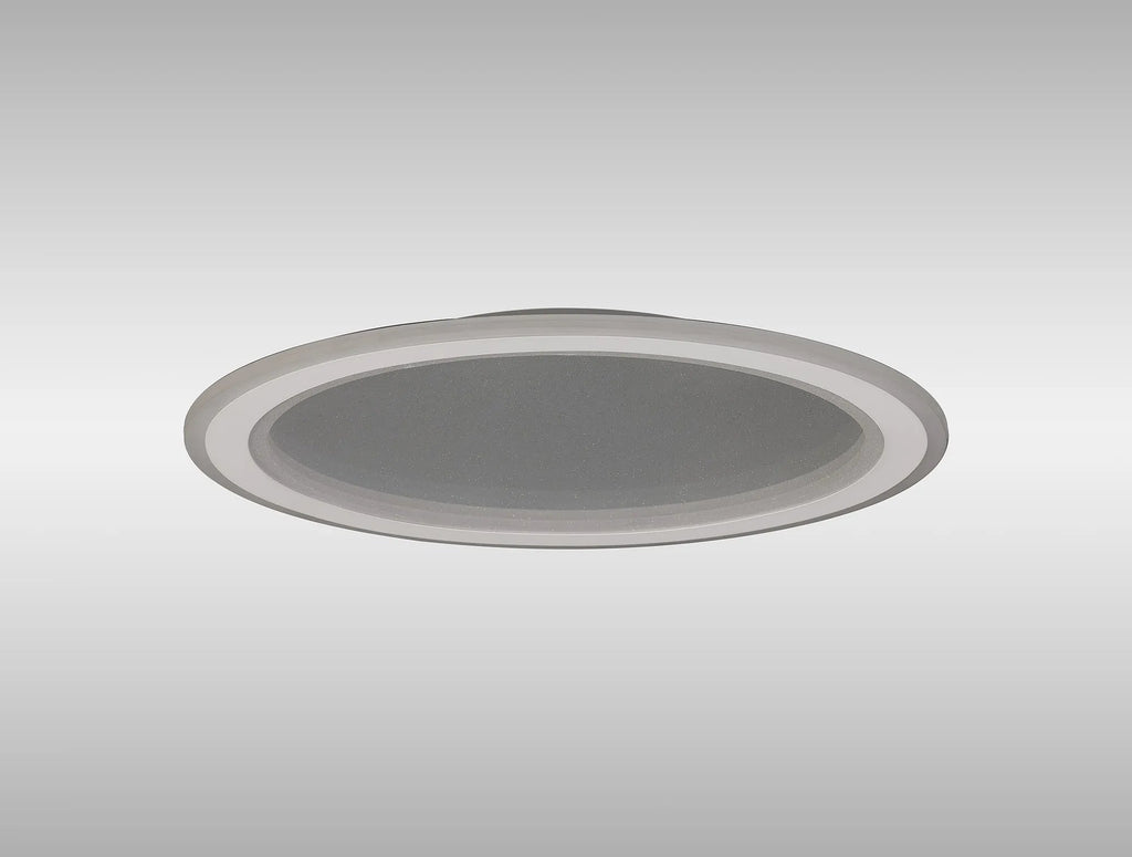 Luminosity Designs Ltd - Celeste 47cm Pendant/Flush Ceiling, 1 x 40W LED, Remote Control Tuneable White 3000K - 6000K, CCT Switchable, 2300lm, White/Grey, 3yrs Warranty - Luminosity Designs Ltd
