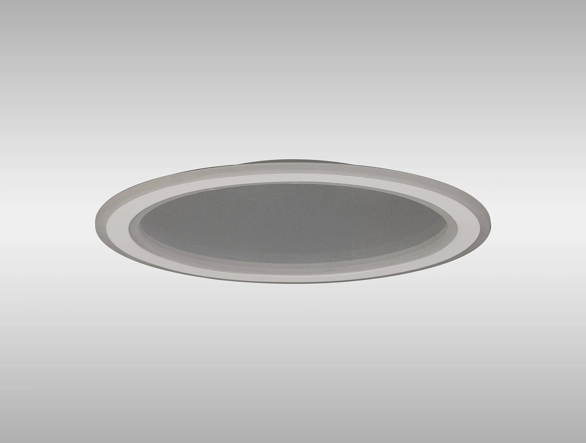 Luminosity Designs Ltd - Celeste 47cm Pendant/Flush Ceiling, 1 x 40W LED, Remote Control Tuneable White 3000K - 6000K, CCT Switchable, 2300lm, White/Grey, 3yrs Warranty - Luminosity Designs Ltd