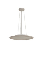 Luminosity Designs Ltd - Celeste 47cm Pendant/Flush Ceiling, 1 x 40W LED, Remote Control Tuneable White 3000K - 6000K, CCT Switchable, 2300lm, White/Grey, 3yrs Warranty - Luminosity Designs Ltd