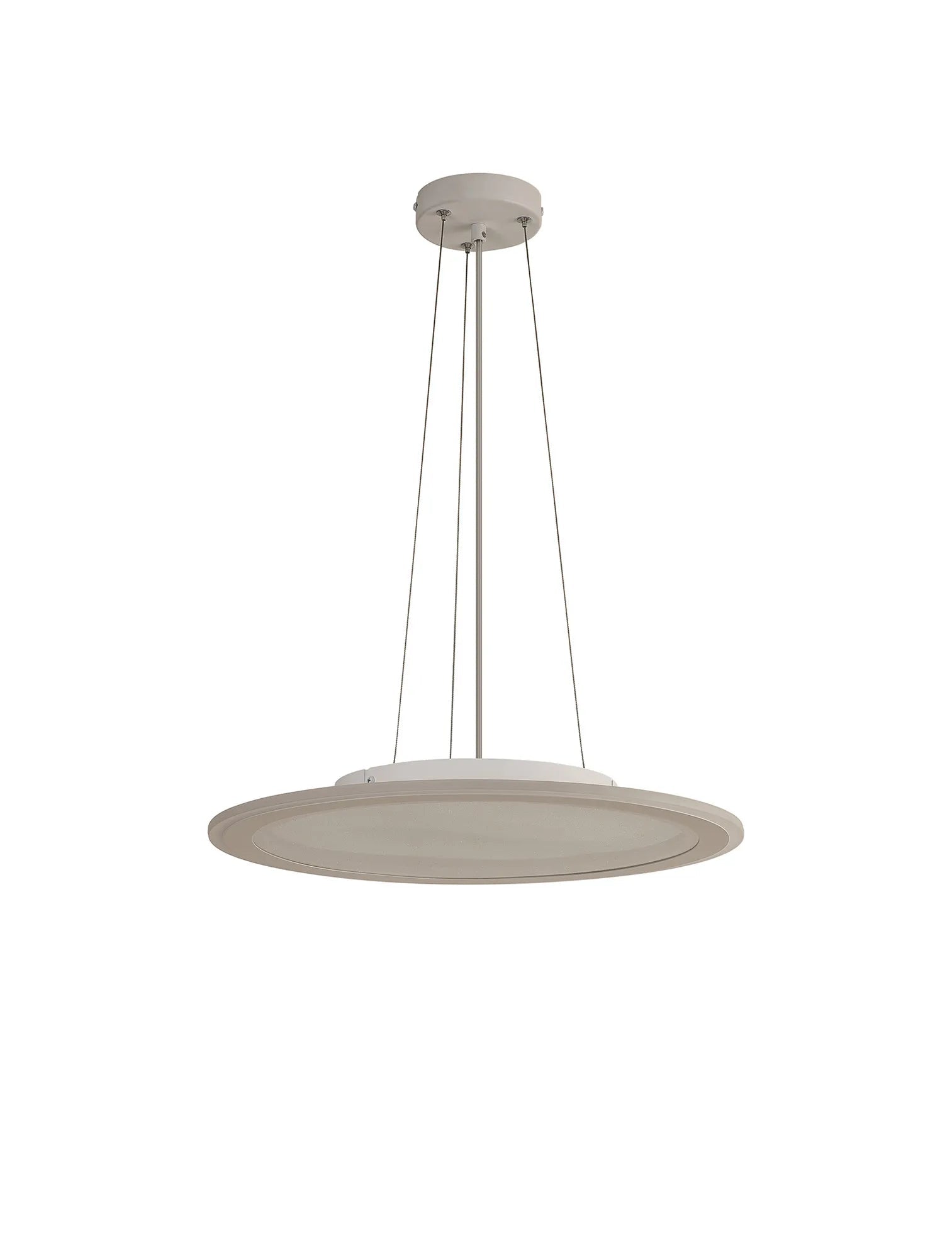 Luminosity Designs Ltd - Celeste 47cm Pendant/Flush Ceiling, 1 x 40W LED, Remote Control Tuneable White 3000K - 6000K, CCT Switchable, 2300lm, White/Grey, 3yrs Warranty - Luminosity Designs Ltd