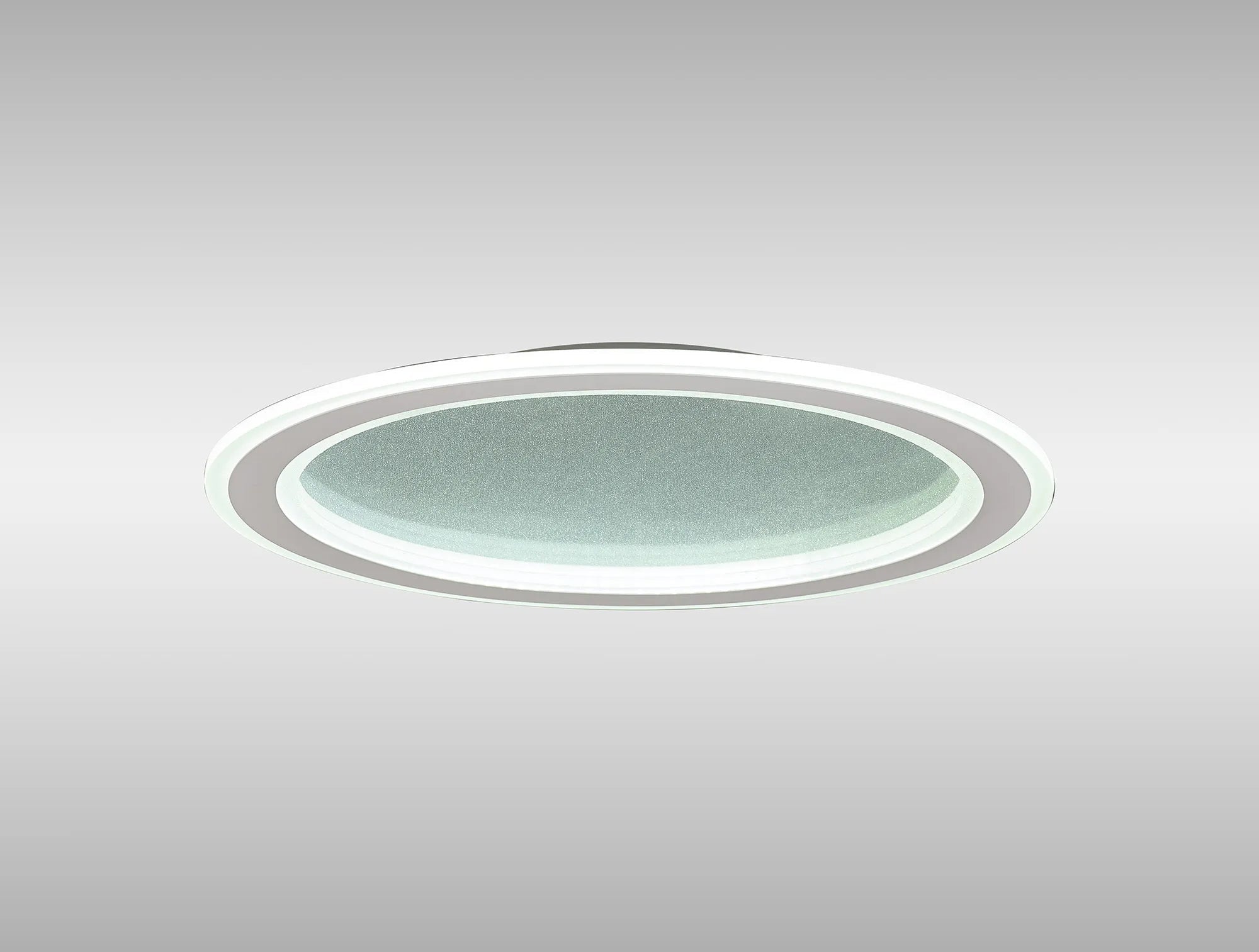 Luminosity Designs Ltd - Celeste 47cm Pendant/Flush Ceiling, 1 x 40W LED, Remote Control Tuneable White 3000K - 6000K, CCT Switchable, 2300lm, White/Grey, 3yrs Warranty - Luminosity Designs Ltd