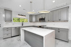 Luminosity Designs Ltd - Celeste 47cm Pendant/Flush Ceiling, 1 x 40W LED, Remote Control Tuneable White 3000K - 6000K, CCT Switchable, 2300lm, White/Grey, 3yrs Warranty - Luminosity Designs Ltd