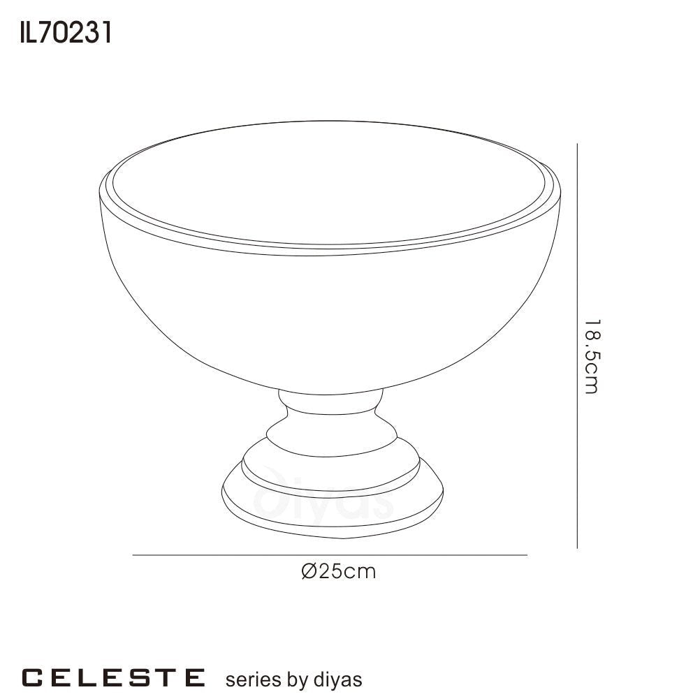 Diyas Home - Celeste Mosaic Bowl - Luminosity Designs Ltd