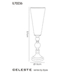 Diyas Home - Celeste Mosaic Goblet Vase - Small - Luminosity Designs Ltd
