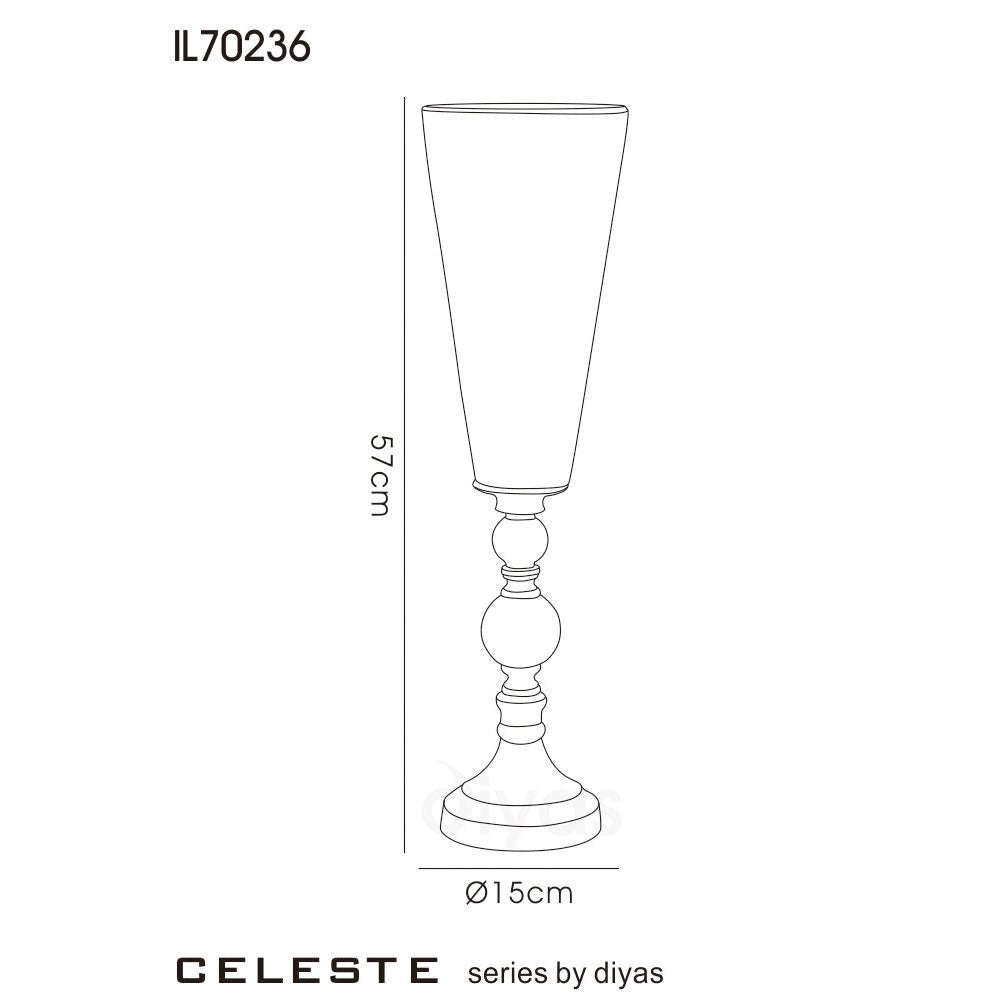 Diyas Home - Celeste Mosaic Goblet Vase - Small - Luminosity Designs Ltd