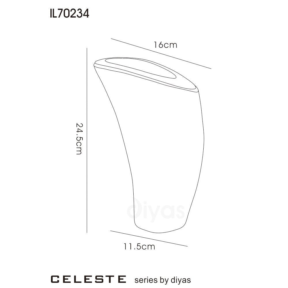 Diyas Home - Celeste Mosaic Vase - Small - Luminosity Designs Ltd