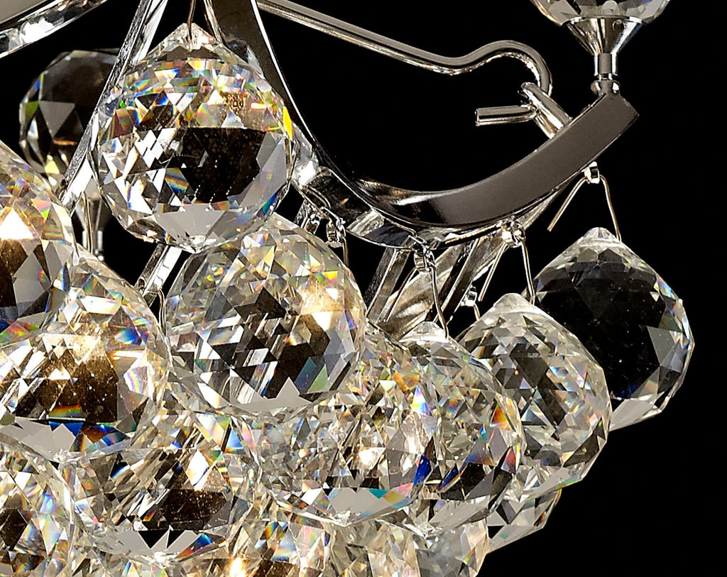 Diyas - Cesto Semi Flush Ceiling Light - Luminosity Designs Ltd