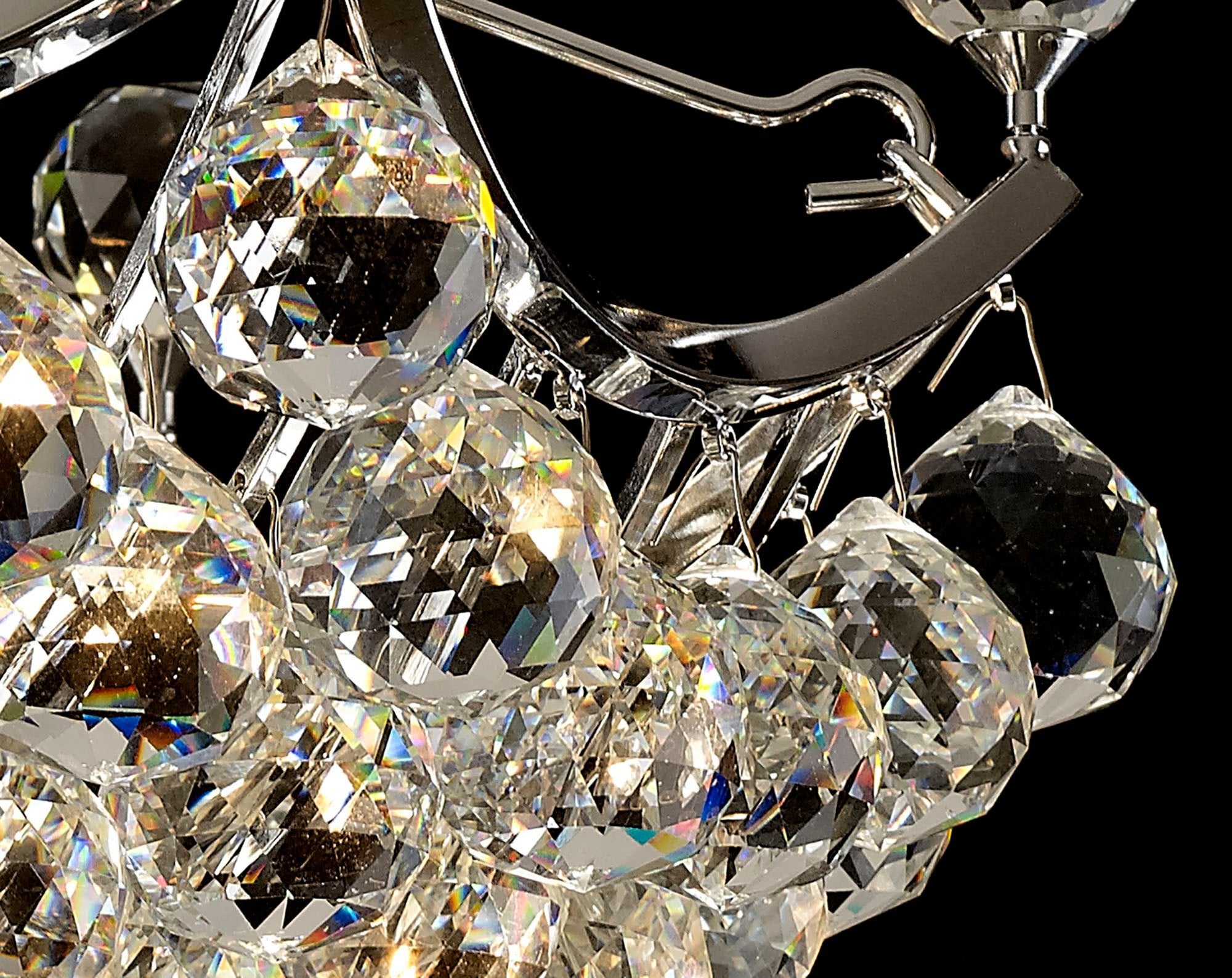 Diyas - Cesto Semi Flush Ceiling Light - Luminosity Designs Ltd