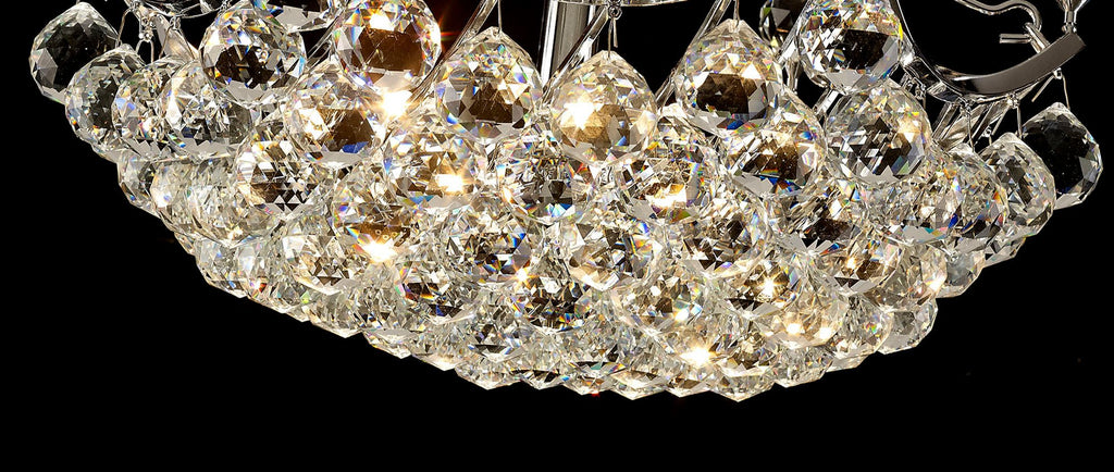 Diyas - Cesto Semi Flush Ceiling Light - Luminosity Designs Ltd