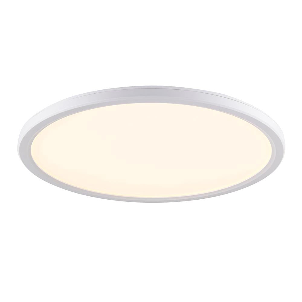 Saxby - Ceto Slimline Bulkhead 12W CCT Circular Flush Fitting - IP54 Rated - Luminosity Designs Ltd