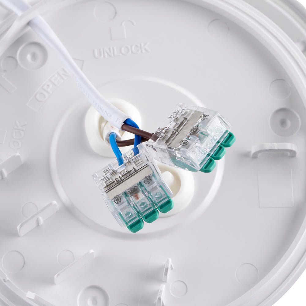Saxby - Ceto Slimline Bulkhead 12W CCT Circular Flush Fitting - IP54 Rated - Luminosity Designs Ltd