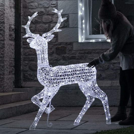Connectable Outdoor Lighting White Stag