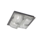Diyas - Charis Square Flush Ceiling Light - Luminosity Designs Ltd