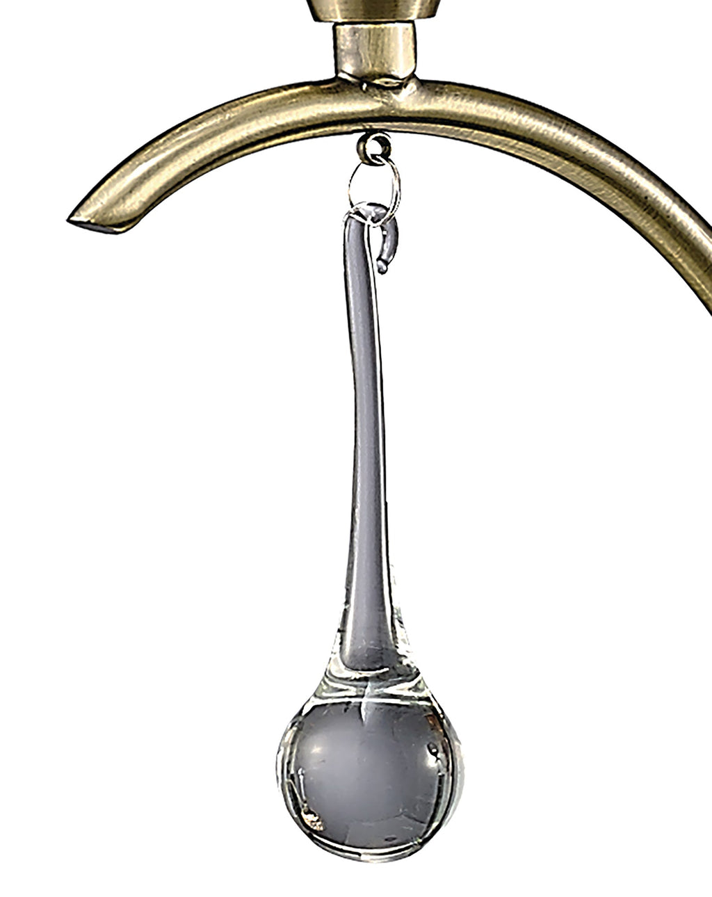 Diyas - Chelsie 3 Light Antique Brass and Crystal Pendant with G9 lamp holders (Diyas IL31513) - Luminosity Designs Ltd