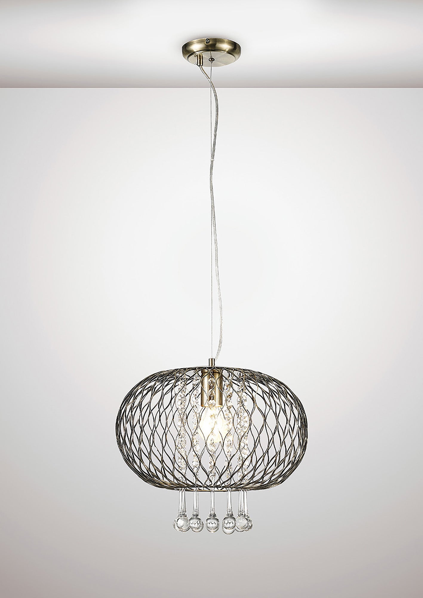 Diyas - Chelsie Large Pendant - Luminosity Designs Ltd