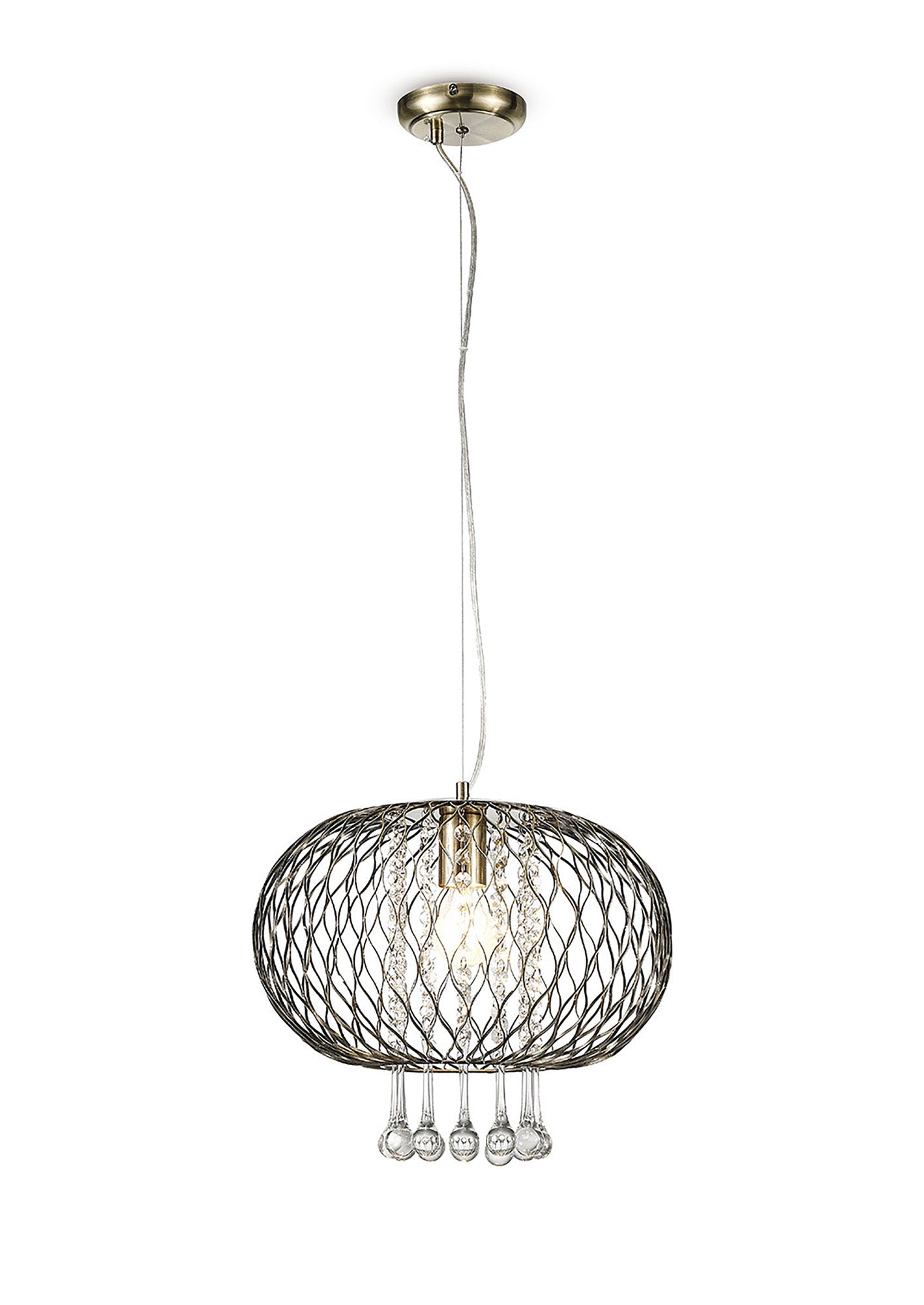 Diyas - Chelsie Large Pendant - Luminosity Designs Ltd