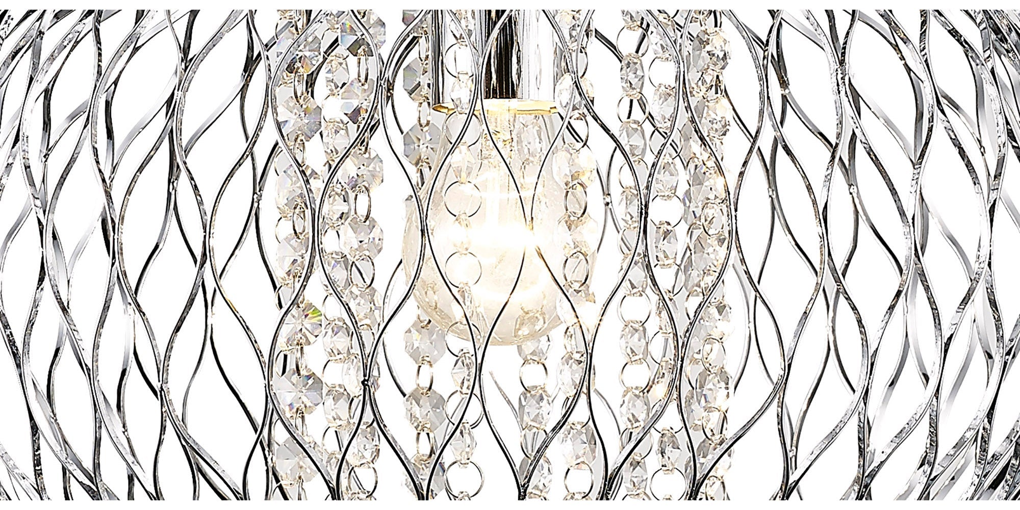 Diyas - Chelsie Large Pendant - Luminosity Designs Ltd