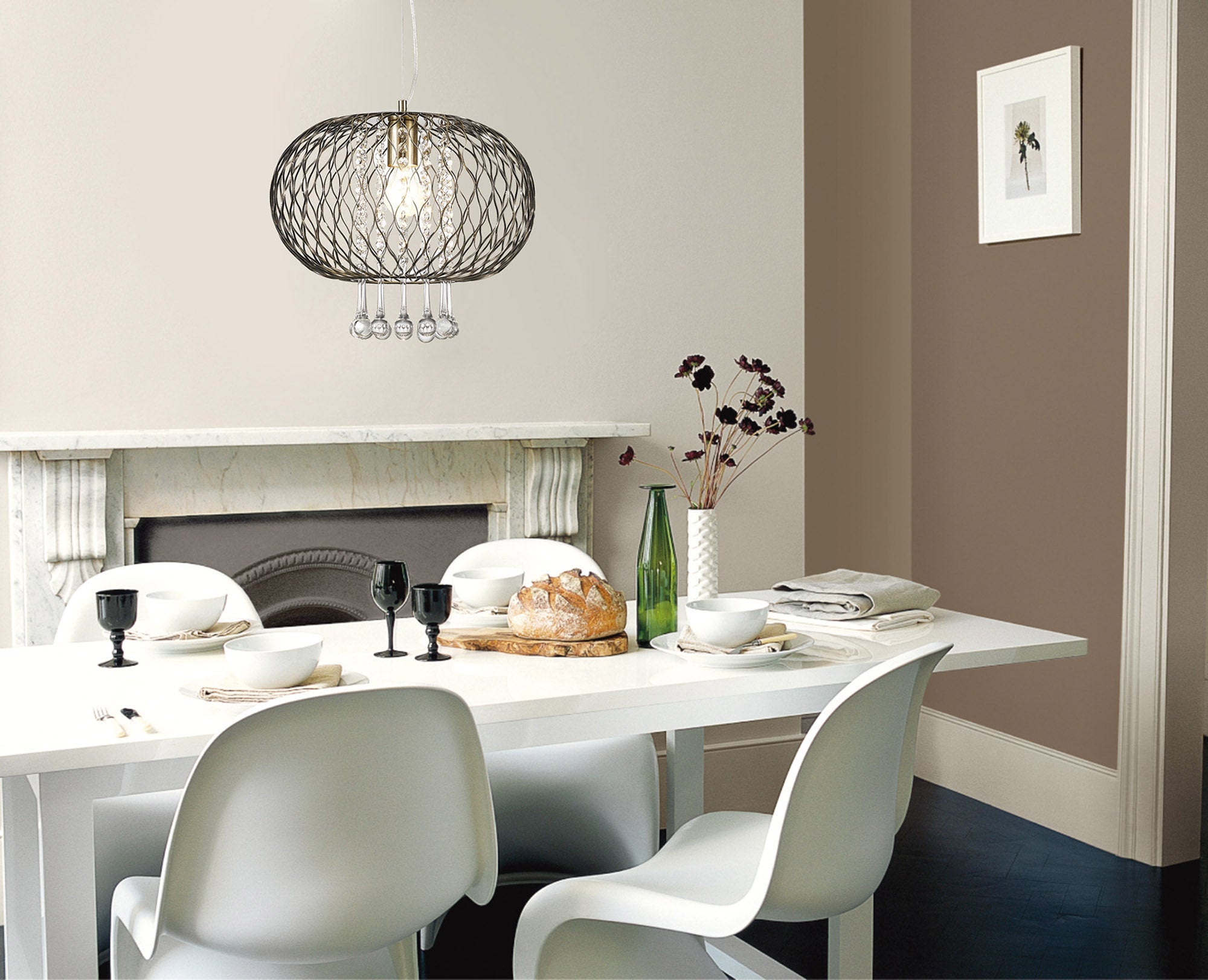 Diyas - Chelsie Large Pendant - Luminosity Designs Ltd
