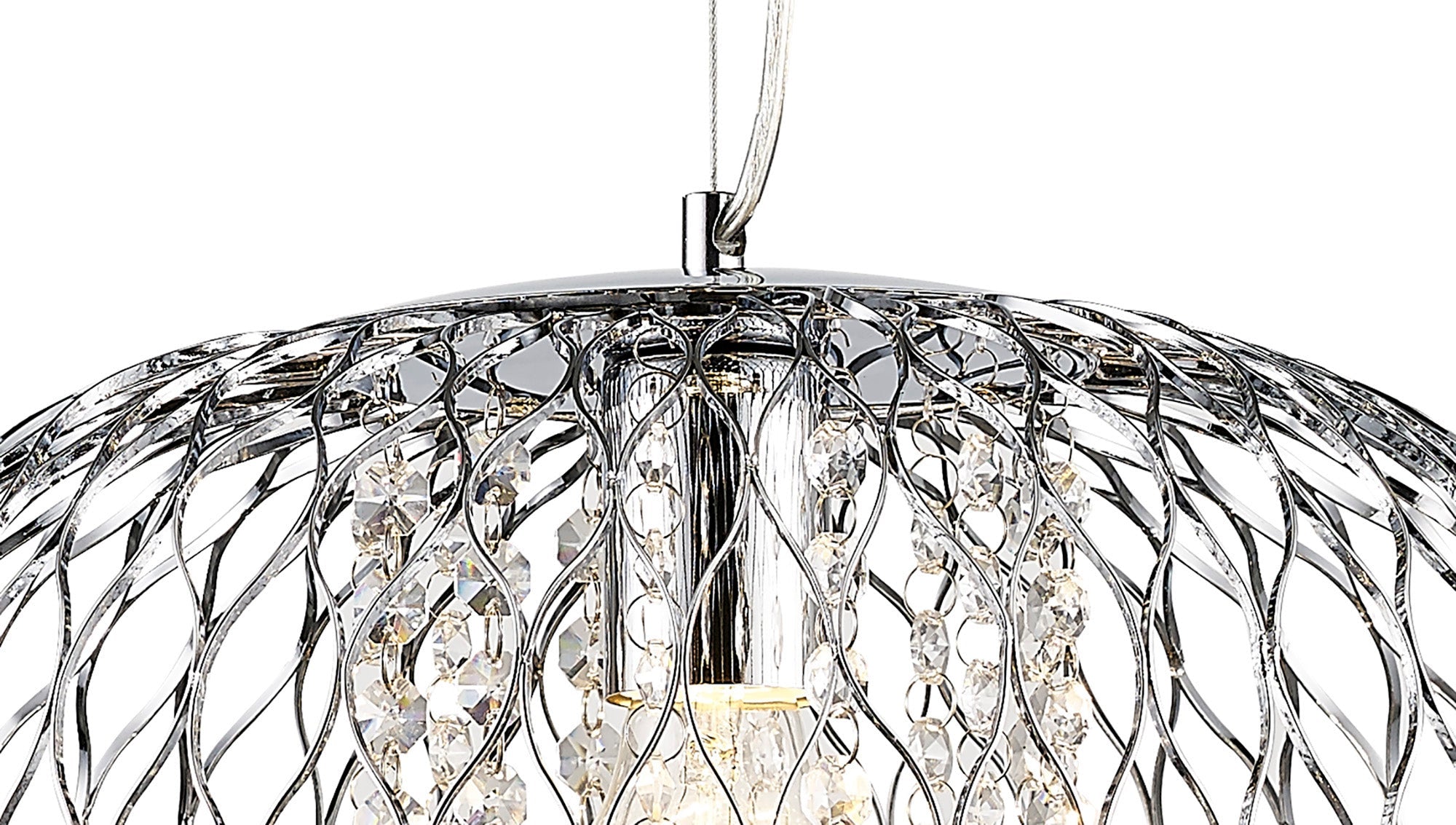 Diyas - Chelsie Large Pendant - Luminosity Designs Ltd